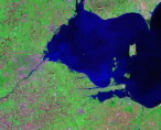 Western Lake Erie Landsat